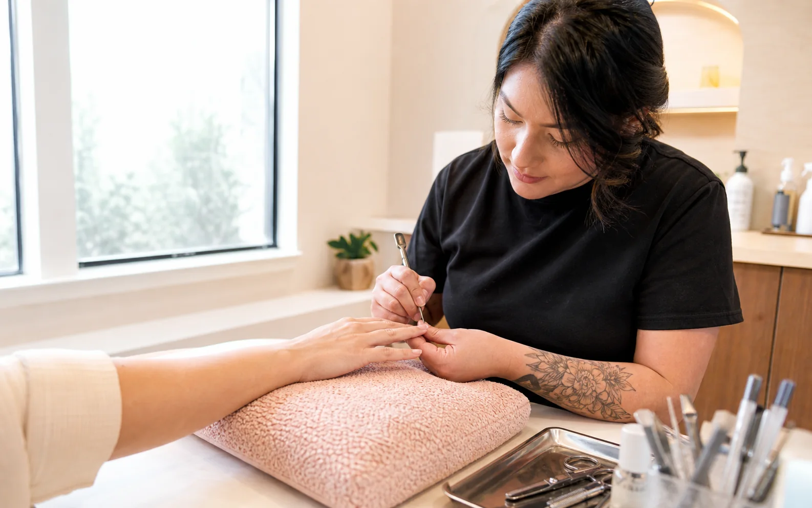 Manicure service in College Station, Texas